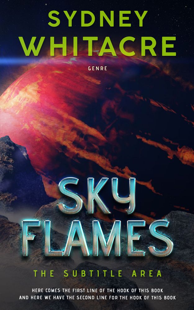 Front view of Mirage #8038 - Premade Science Fiction Book Cover | BookCoverZone