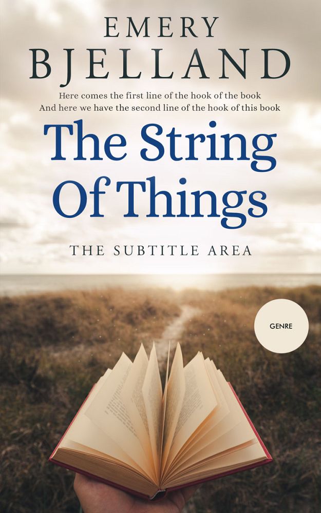 Front view of Thunder #8184 - Premade Surreal Book Cover | BookCoverZone