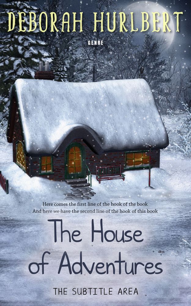 Front view of Heather #8340 - Premade Children's Book Cover | BookCoverZone