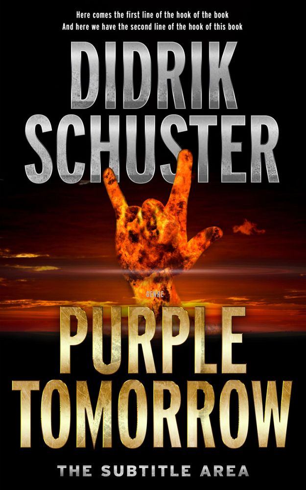 Front view of Asphalt #8421 - Premade Apocalyptica Book Cover | BookCoverZone