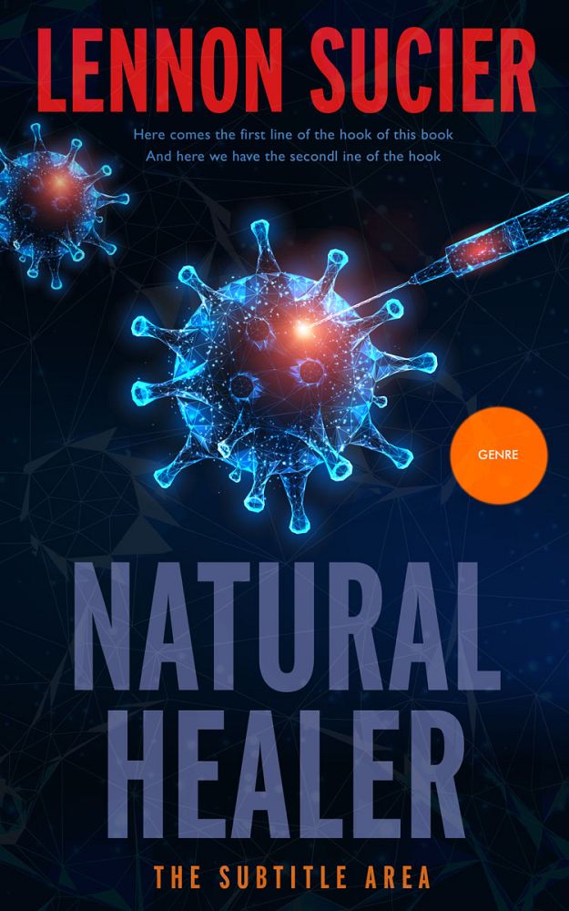Front view of Firefly #8521 - Premade Medical Book Cover | BookCoverZone
