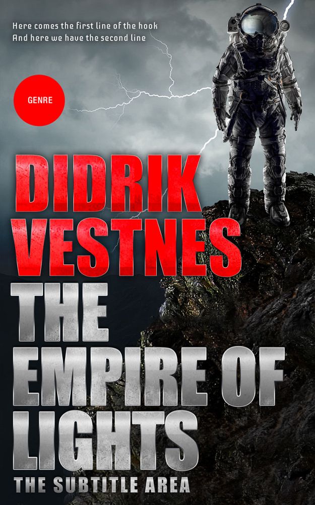 Front view of Sunglo #8698 - Premade Science Fiction Book Cover | BookCoverZone