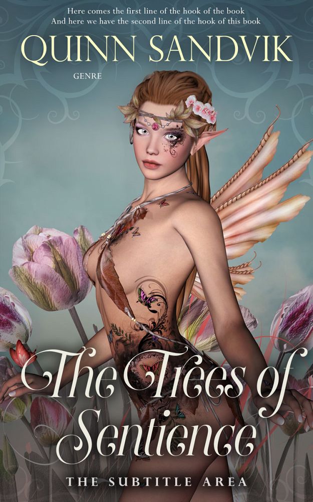 Front view of Ironside Gray #8757 - Premade Fantasy Book Cover | BookCoverZone