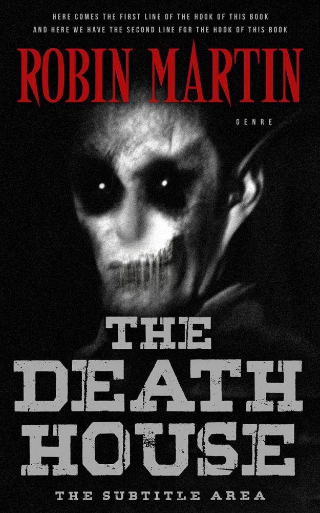 Front view of Del Rio #8850 - Premade Horror Book Cover | BookCoverZone
