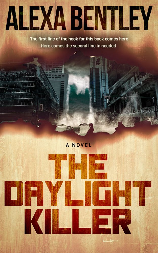 Front view of Tan #8939 - Premade Apocalyptica Book Cover | BookCoverZone