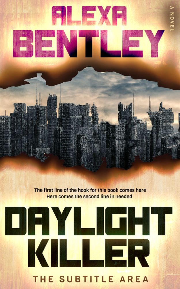 Front view of Rangitoto #8942 - Premade Apocalyptica Book Cover | BookCoverZone