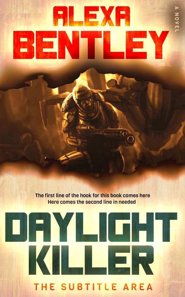 Front view of Wheat #8945 - Premade Science Fiction Book Cover | BookCoverZone