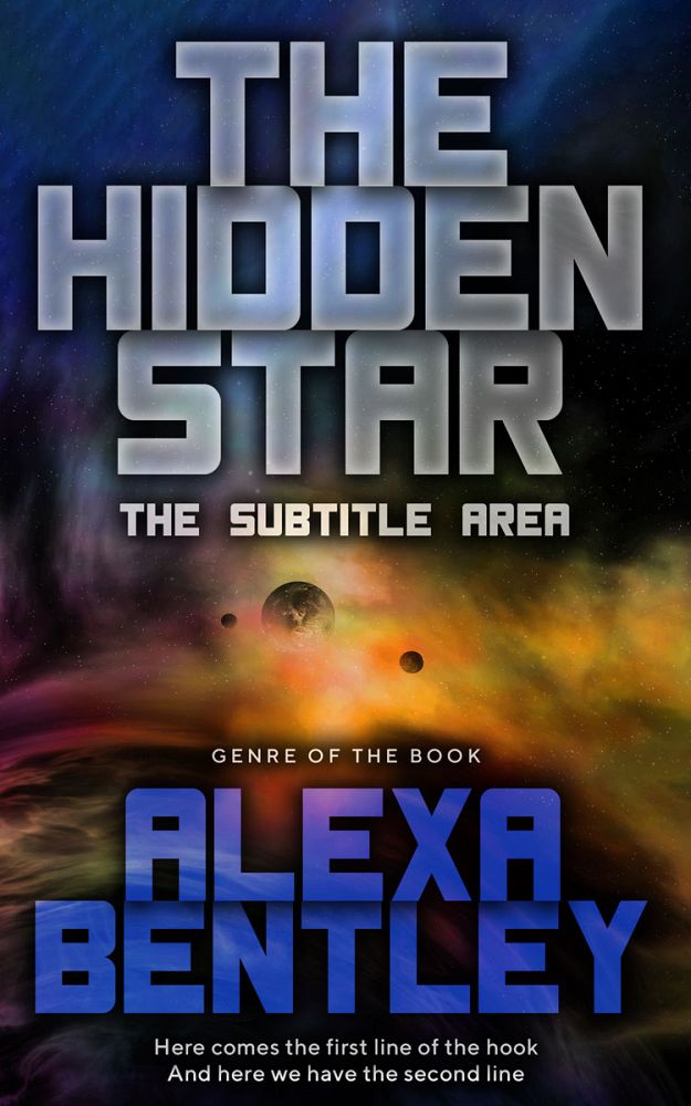 Front view of Steel Gray #9056 - Premade Science Fiction Book Cover | BookCoverZone