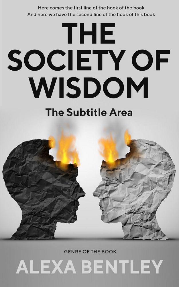 Front view of Silver #9090 - Premade Politics & Law & Society Book Cover | BookCoverZone