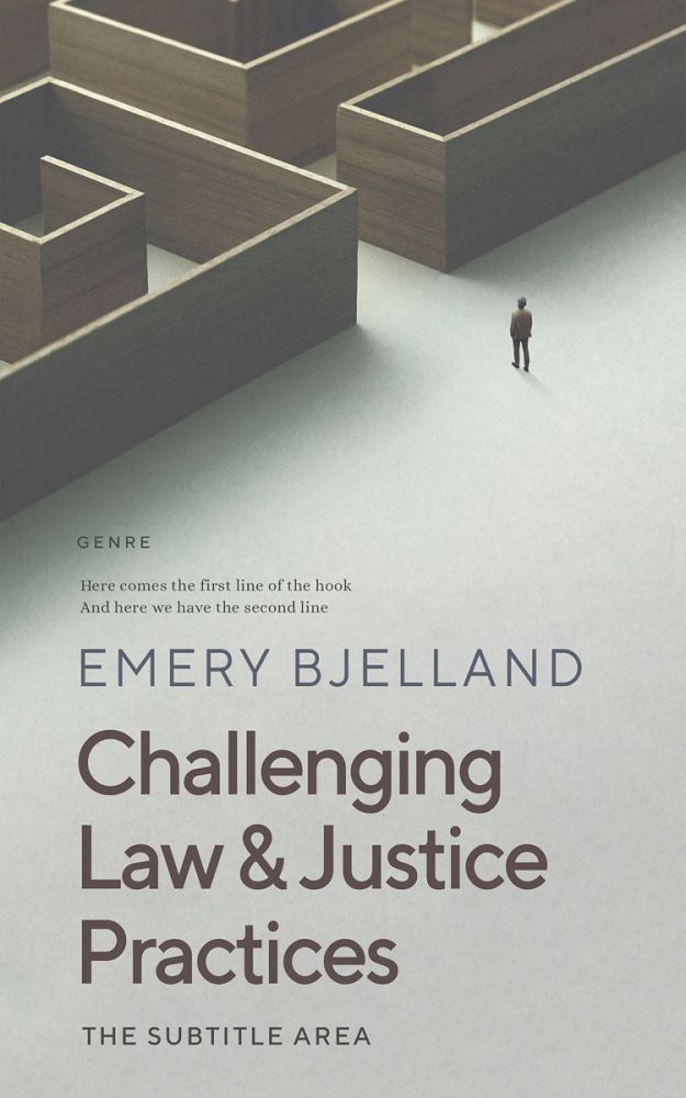 Front view of Chicago #9095 - Premade Abstract Book Cover | BookCoverZone