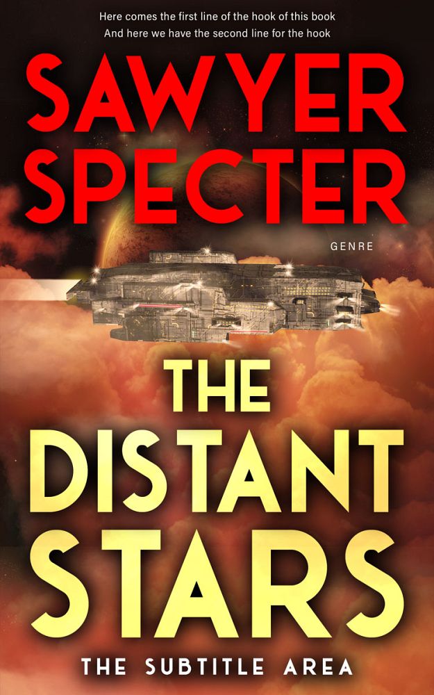 Front view of Cocoa Bean #9150 - Premade Science Fiction Book Cover | BookCoverZone