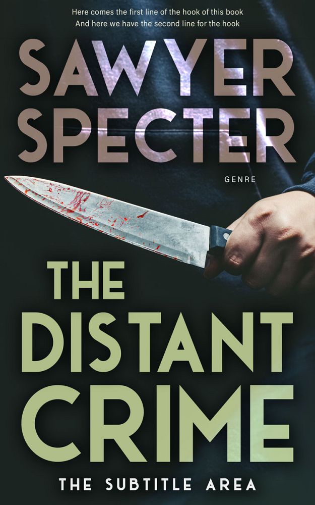 Front view of Eagle #9160 - Premade Mystery & Thriller & Suspense Book Cover | BookCoverZone