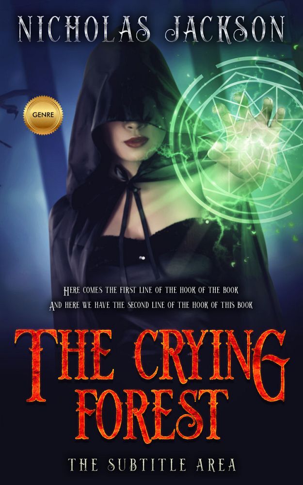 Front view of Mirage #9288 - Premade Paranormal & Urban Book Cover | BookCoverZone