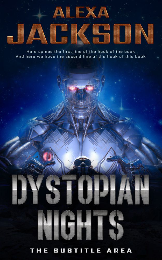 Front view of Shady Lady #9364 - Premade Science Fiction Book Cover | BookCoverZone