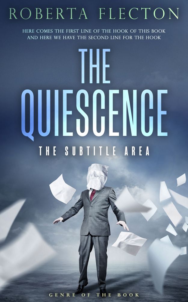 Front view of Blue Bayoux #9408 - Premade Self-Improvement & Self-Help Book Cover | BookCoverZone