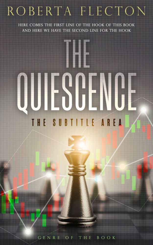 Front view of Fuscous Gray #9409 - Premade Business Book Cover | BookCoverZone