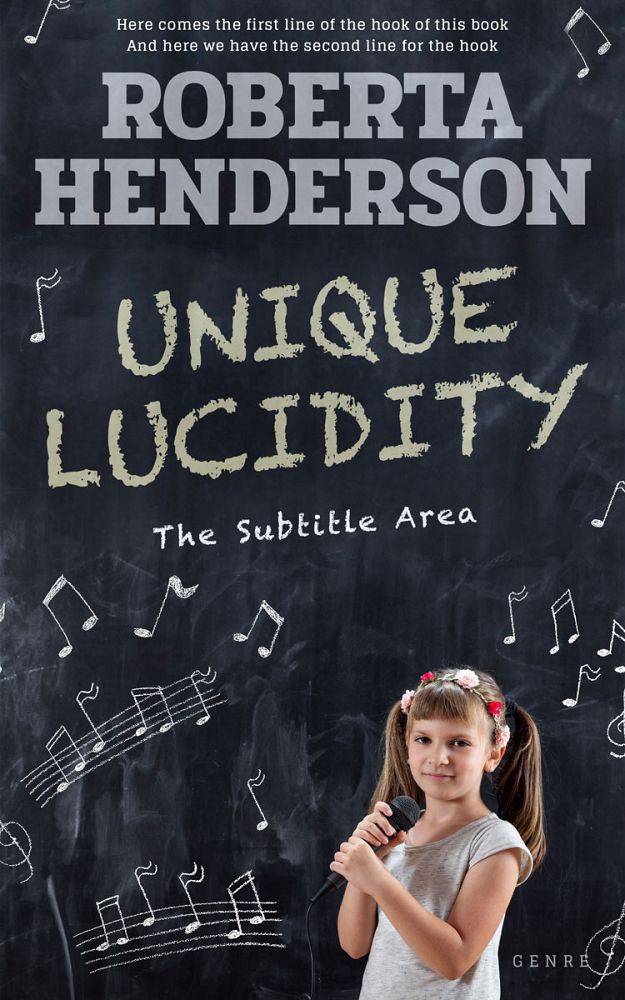 Front view of Shark #9425 - Premade Music Book Cover | BookCoverZone