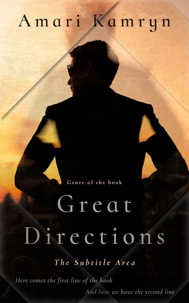 Front view of Gold Sand #9538 - Premade Mystery & Thriller & Suspense Book Cover | BookCoverZone