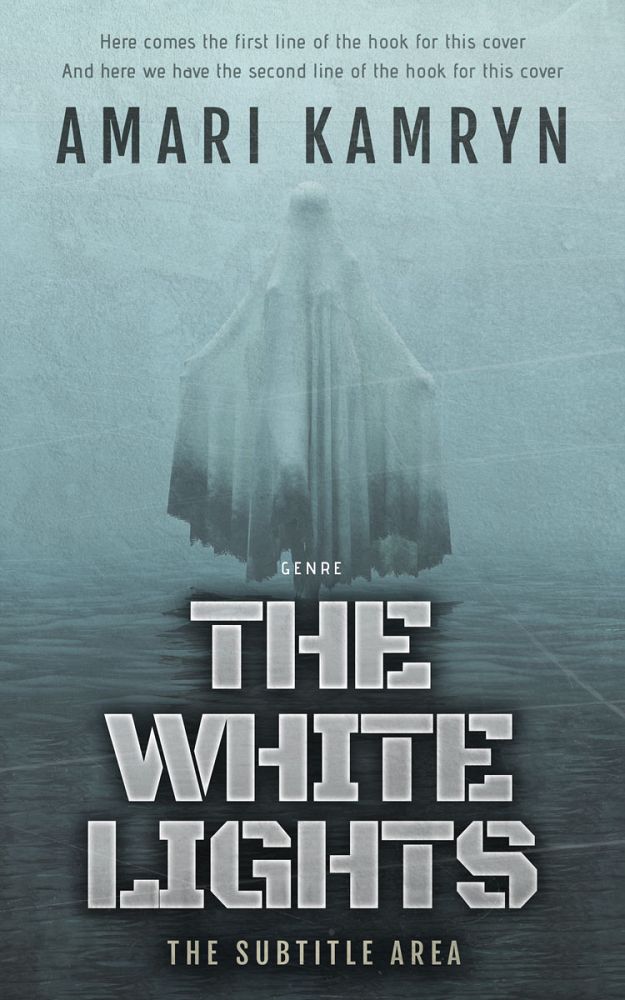 Front view of Cascade #9571 - Premade Horror Book Cover | BookCoverZone
