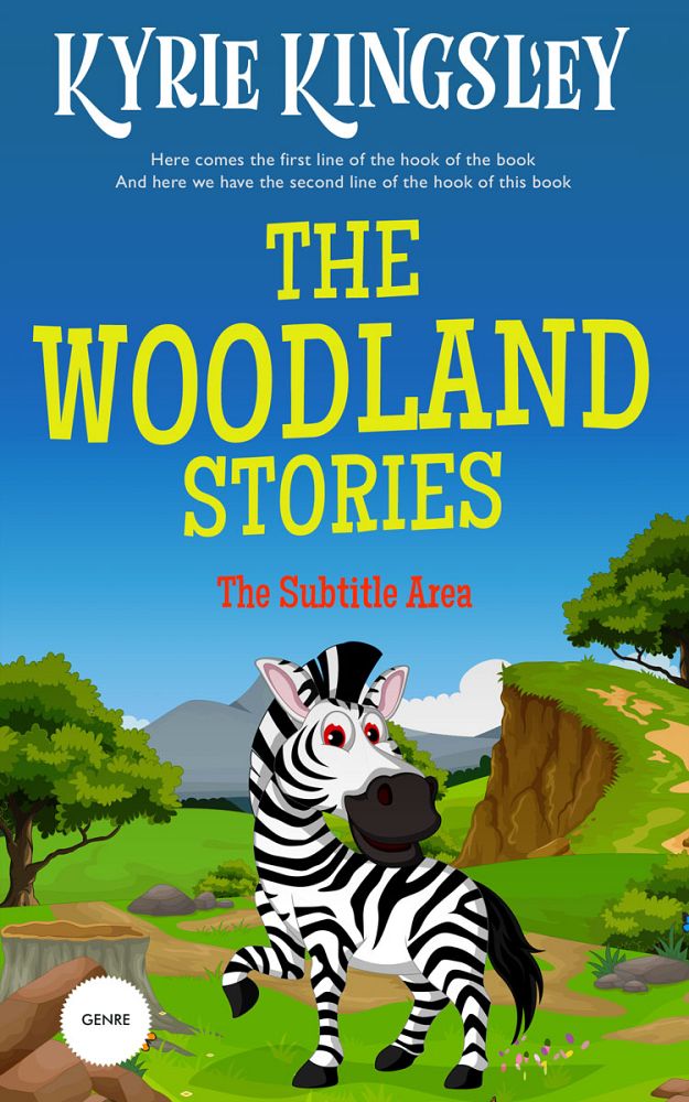 Front view of Jelly Bean #9669 - Premade Children's Book Cover | BookCoverZone