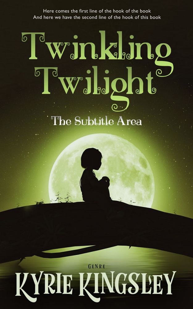 Front view of Pine Glade #9673 - Premade Surreal Book Cover | BookCoverZone