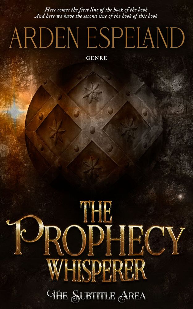 Front view of Crowshead #9712 - Premade Fantasy Book Cover | BookCoverZone