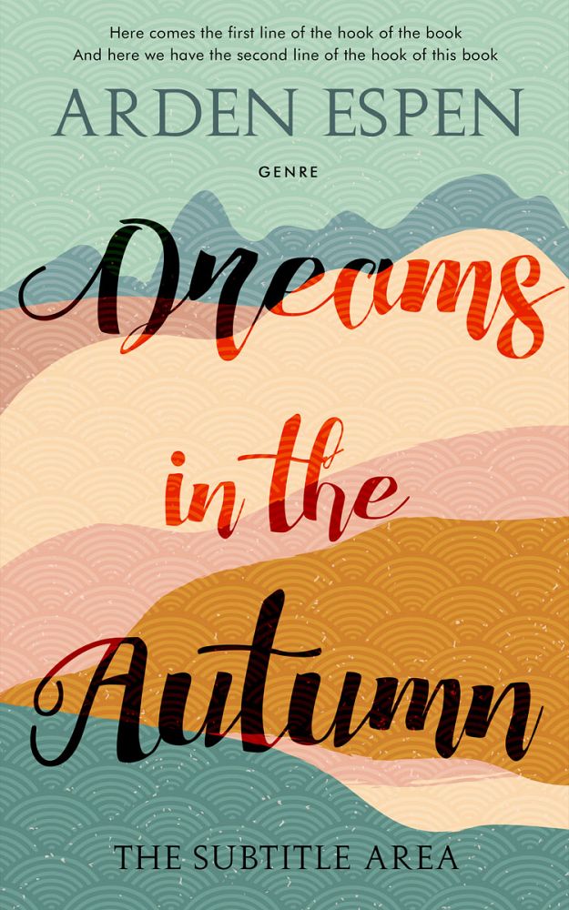 Front view of Akaroa #9742 - Premade Poetry Book Cover | BookCoverZone