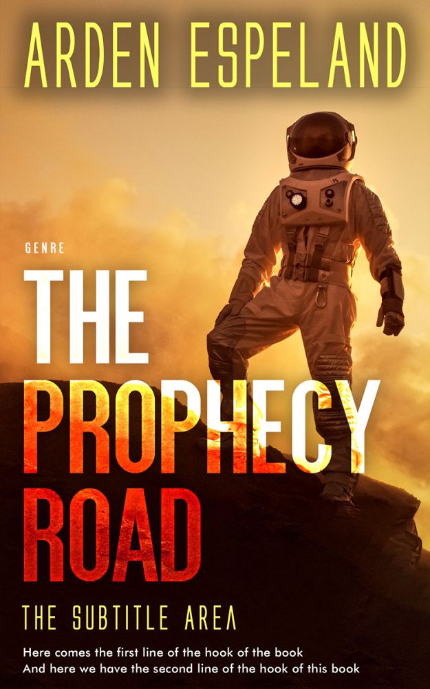 Front view of Tussock #9785 - Premade Science Fiction Book Cover | BookCoverZone