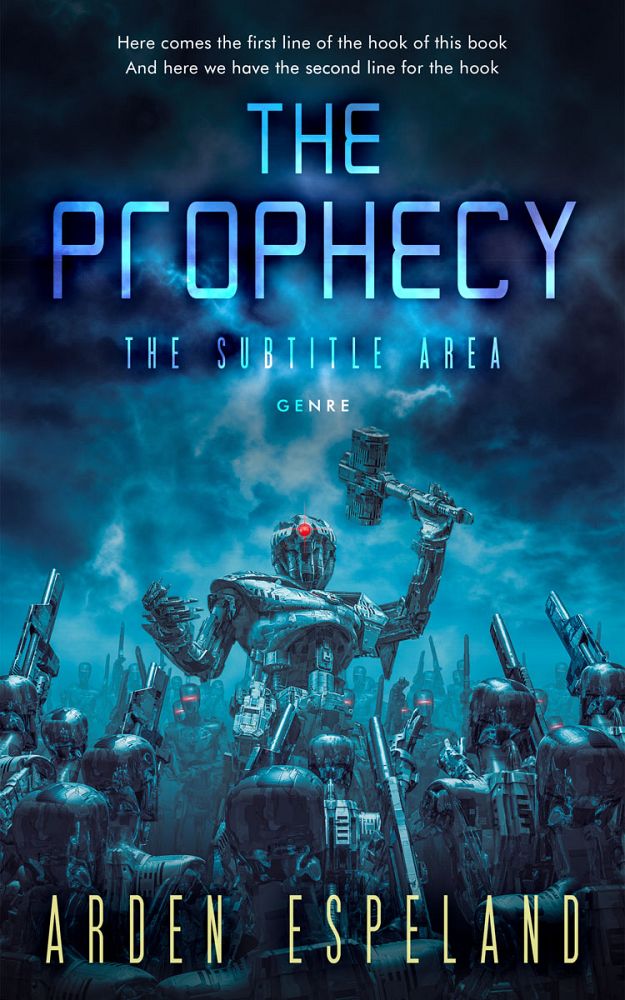 Front view of Big Stone #9797 - Premade Science Fiction Book Cover | BookCoverZone