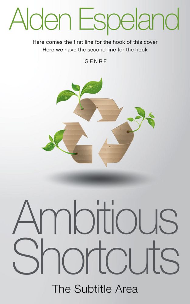 Front view of Alto #9863 - Premade Environment & Ecology Book Cover | BookCoverZone