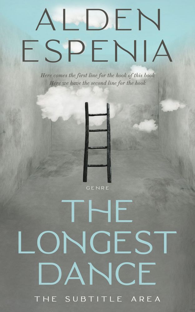 Front view of Mantle #9872 - Premade Abstract Book Cover | BookCoverZone