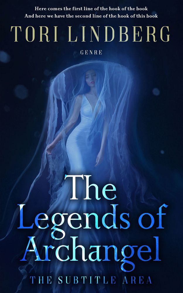 Front view of Black Pearl #9900 - Premade Fantasy Book Cover | BookCoverZone