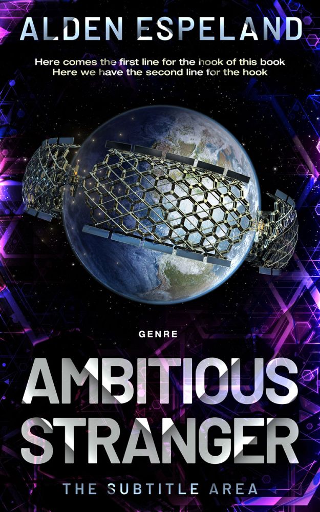 Front view of Gray Suit #9940 - Premade Science Fiction Book Cover | BookCoverZone