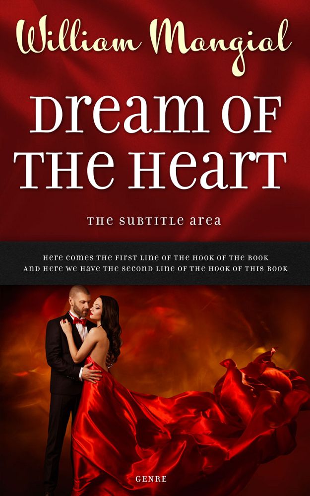 Front view of Mahogany #10065 - Premade Romance Book Cover | BookCoverZone