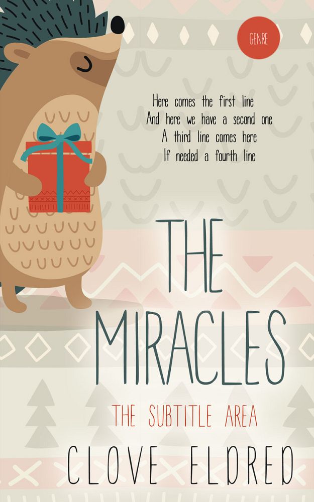 Front view of Pearl Bush #10154 - Premade Children's Book Cover | BookCoverZone