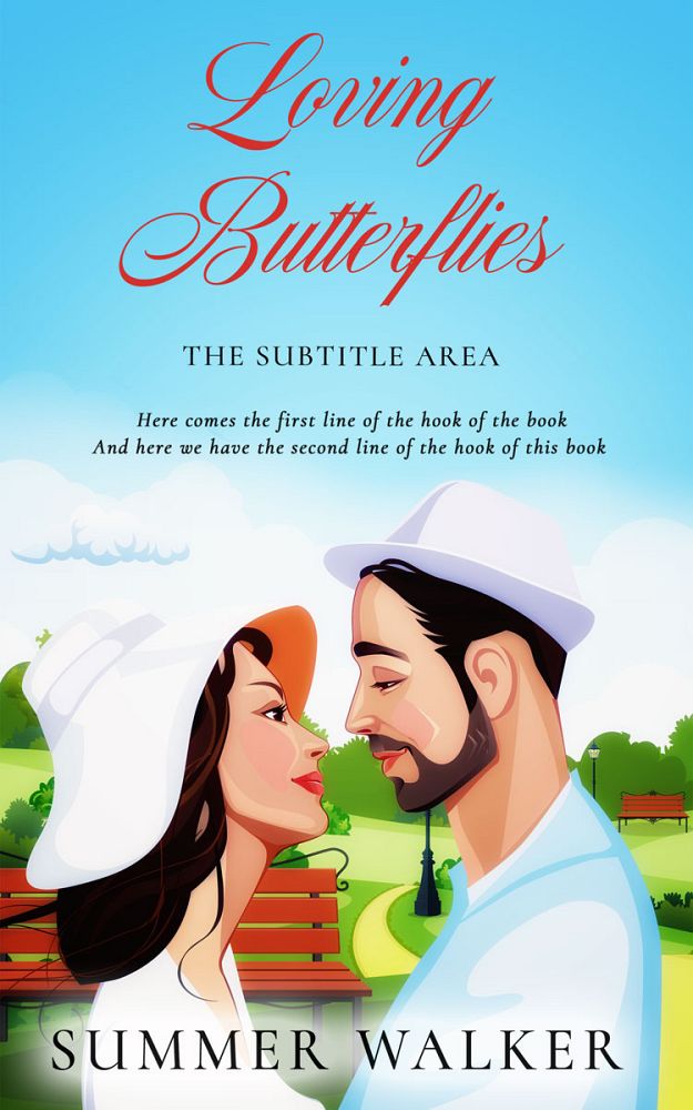 Front view of Botticelli #10195 - Premade Chick Lit Book Cover | BookCoverZone