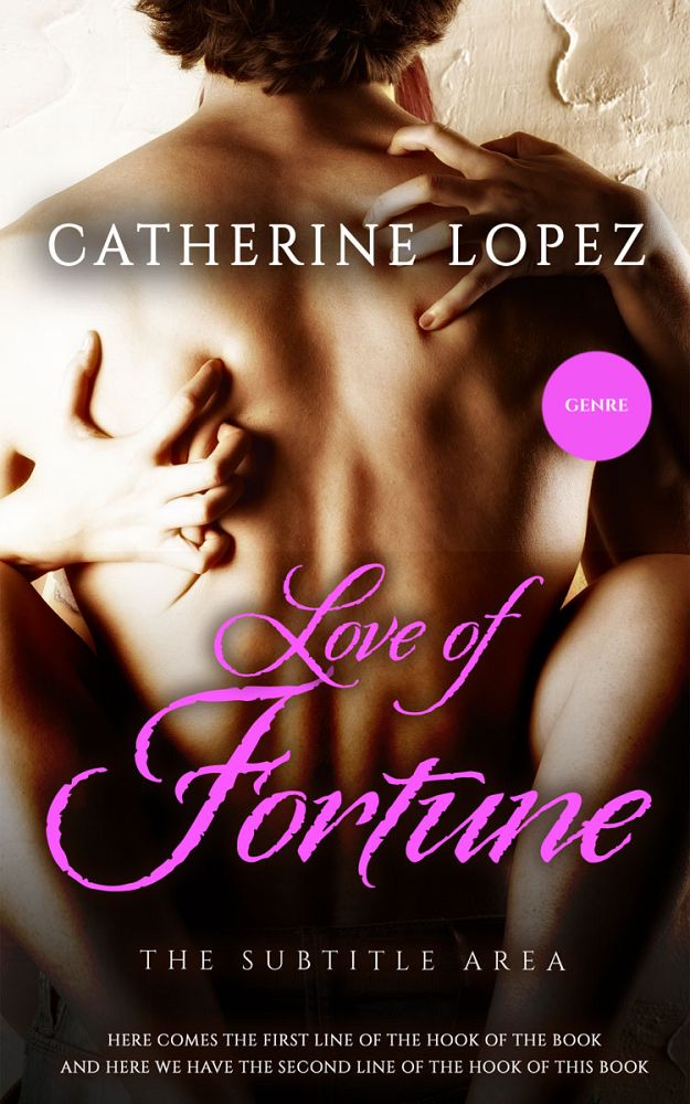 Front view of Cavern Pink #10217 - Premade Romance Book Cover | BookCoverZone