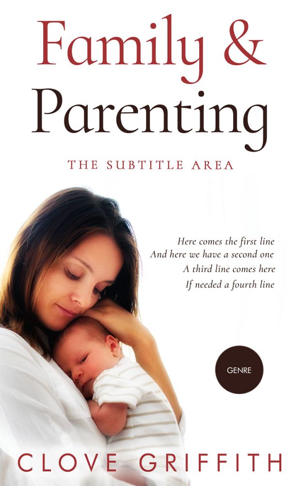 Front view of Cocoa Brown #10291 - Premade Family & Parenting Book Cover | BookCoverZone