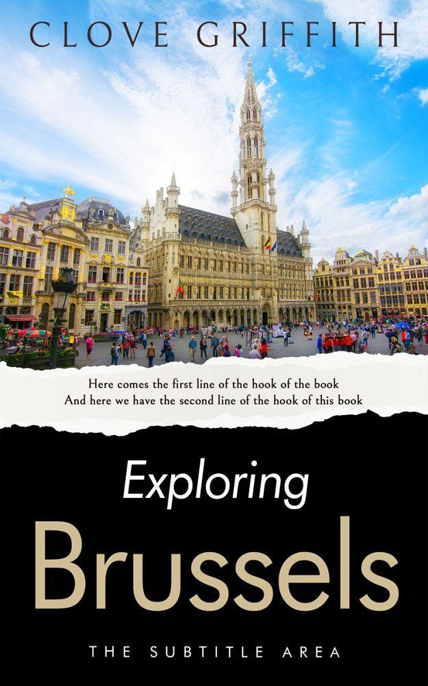 Front view of Zeus #10322 - Premade Travel Book Cover | BookCoverZone