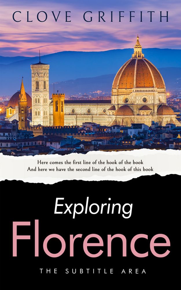Front view of Bastille #10324 - Premade Travel Book Cover | BookCoverZone