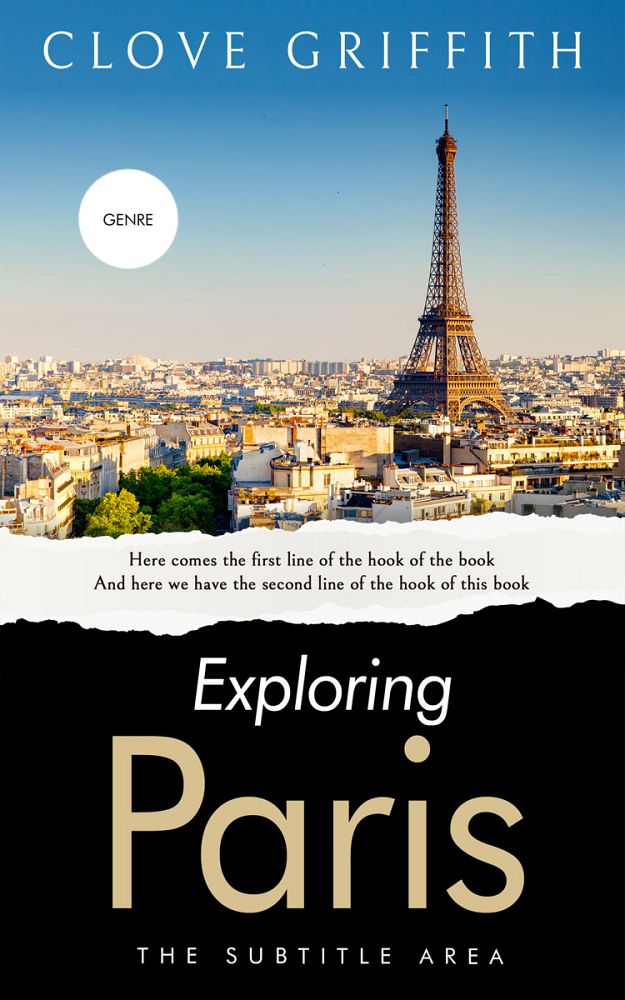 Front view of Tana #10328 - Premade Travel Book Cover | BookCoverZone