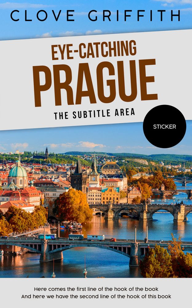 Front view of Alto #10343 - Premade Travel Book Cover | BookCoverZone