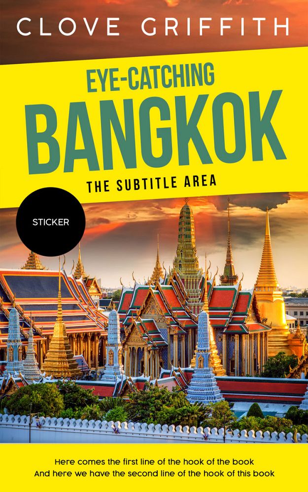 Front view of Lunar Green #10345 - Premade Travel Book Cover | BookCoverZone