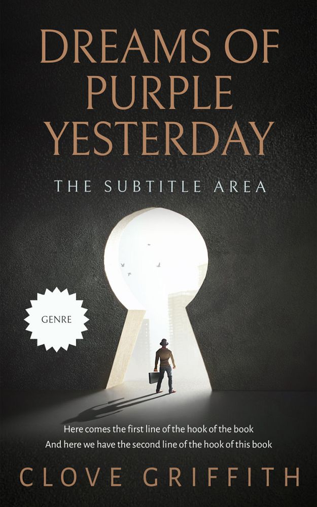 Front view of Tuatara #10385 - Premade Surreal Book Cover | BookCoverZone