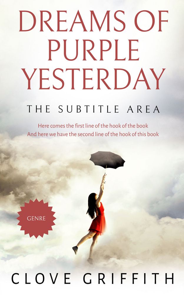 Front view of Cararra #10387 - Premade Surreal Book Cover | BookCoverZone