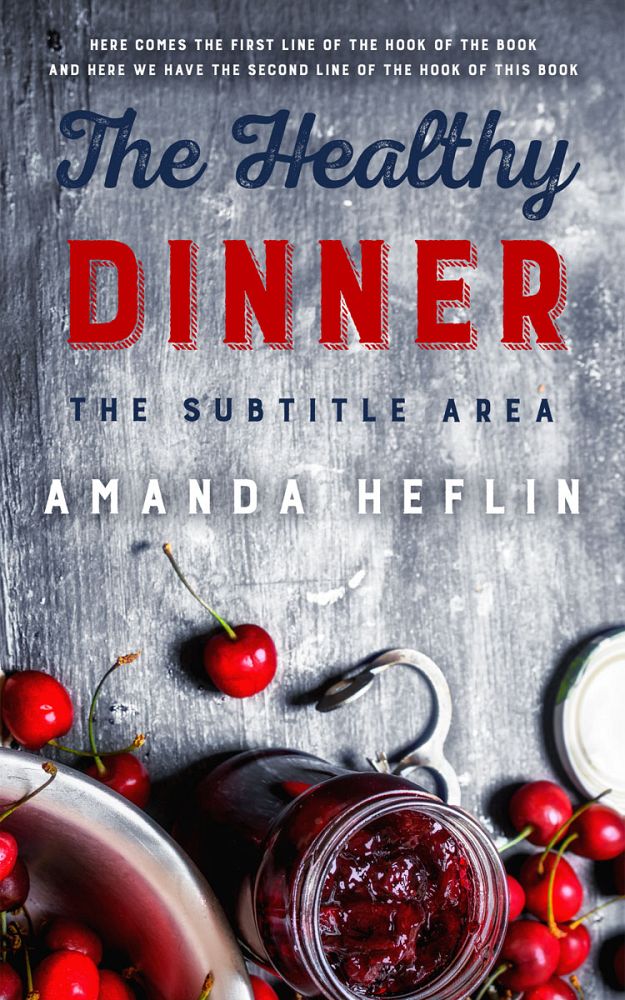 Front view of Manatee #10473 - Premade Cookbooks & Food & Wine Book Cover | BookCoverZone