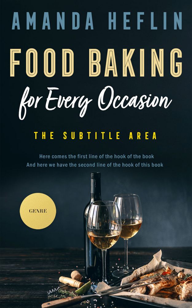 Front view of Bunker #10503 - Premade Cookbooks & Food & Wine Book Cover | BookCoverZone