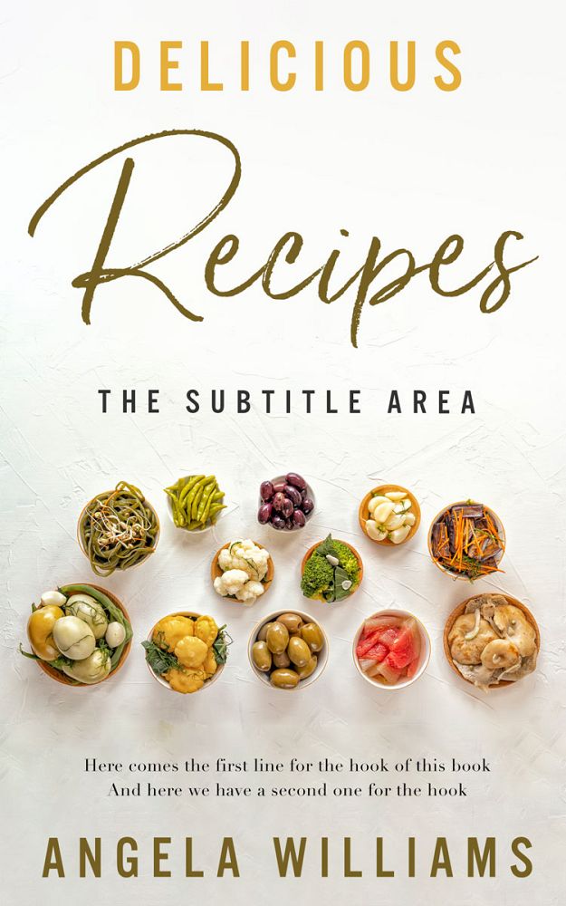 Front view of Pampas #10620 - Premade Cookbooks & Food & Wine Book Cover | BookCoverZone
