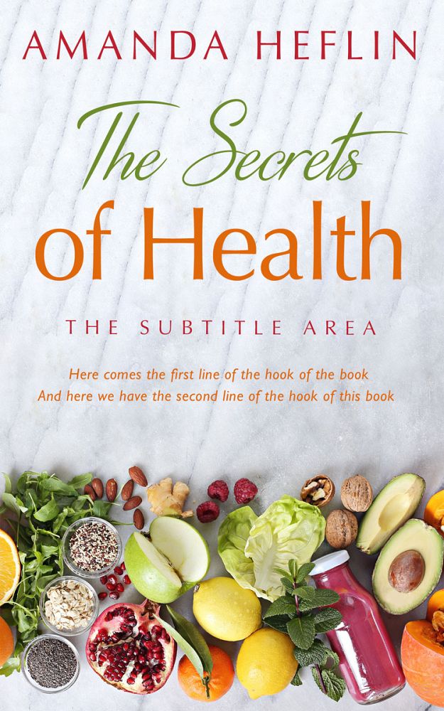 Front view of Black Haze #10680 - Premade Health & Dieting & Fitness Book Cover | BookCoverZone