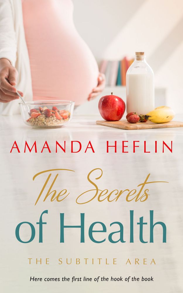 Front view of Pearl Bush #10683 - Premade Health & Dieting & Fitness Book Cover | BookCoverZone